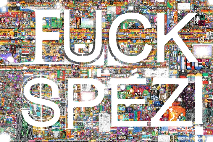 There is written Fuck spez! on the r/place canvas.