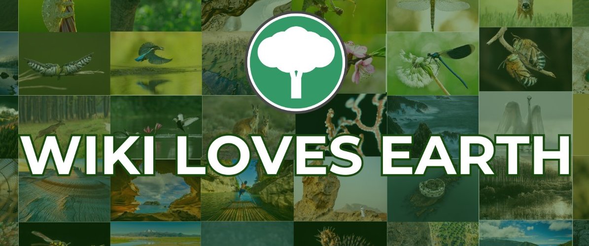 The WikiLovesEarth logo