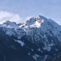 The Red Mast - Wendelstein Under Fresh Snow