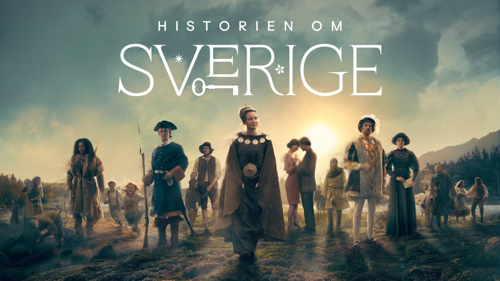 Omslag av serien Historien om Sverige